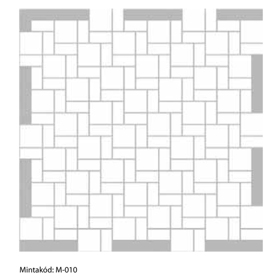 Leier Rollo térkő lerakási minta