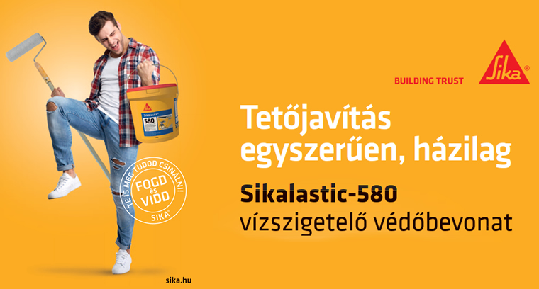 Tetőjavítás házilag - Sikalastic 580