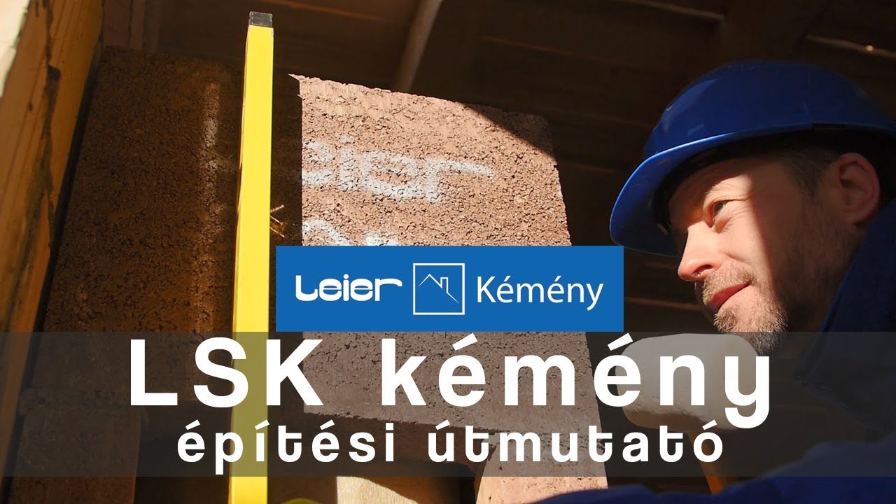 Leier LSK kémény építésének lépései